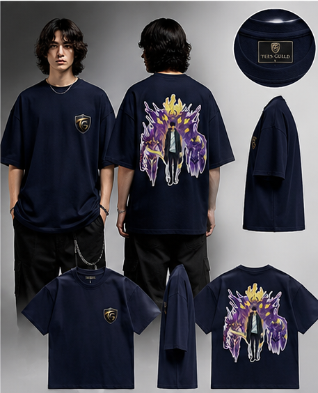 "ARISE" Hand-Drawn Sketch Unisex Oversized T-Shirt : TredyG