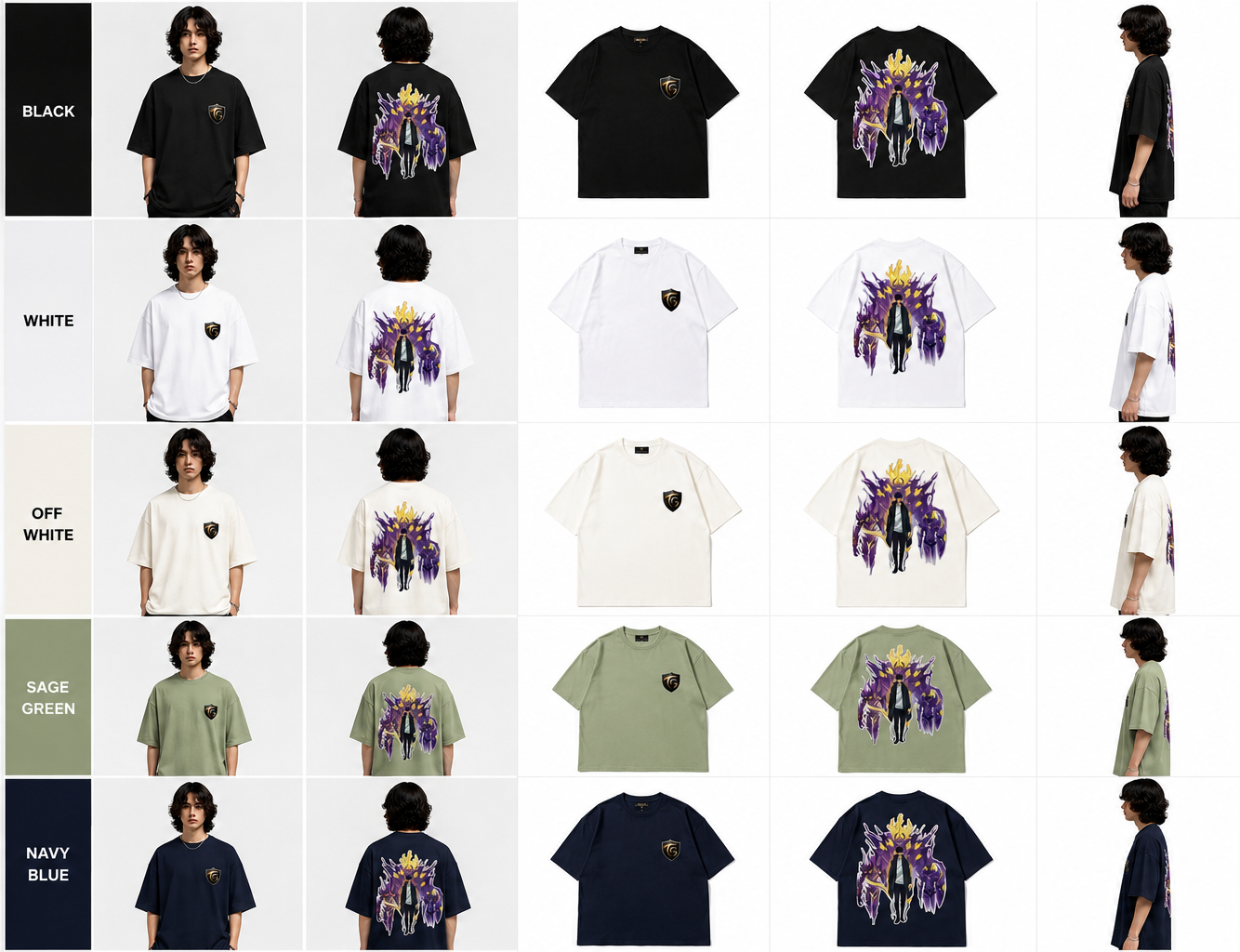 "ARISE" Hand-Drawn Sketch Unisex Oversized T-Shirt : TredyG