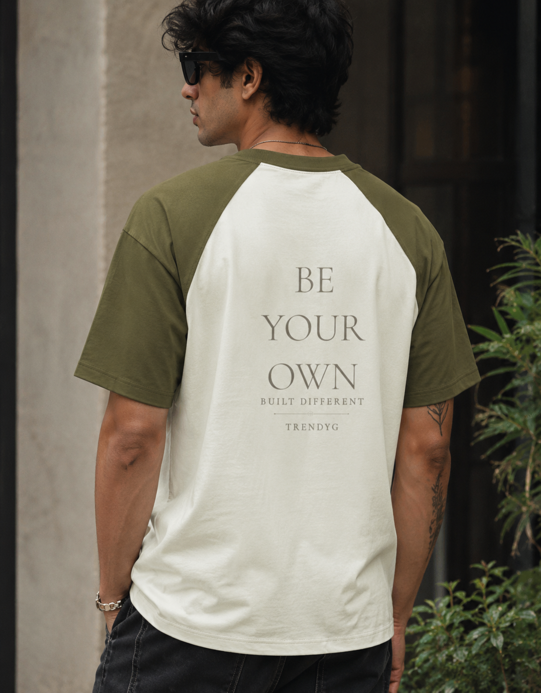 TrendyG Be Your Own Oversized Raglan T-Shirt